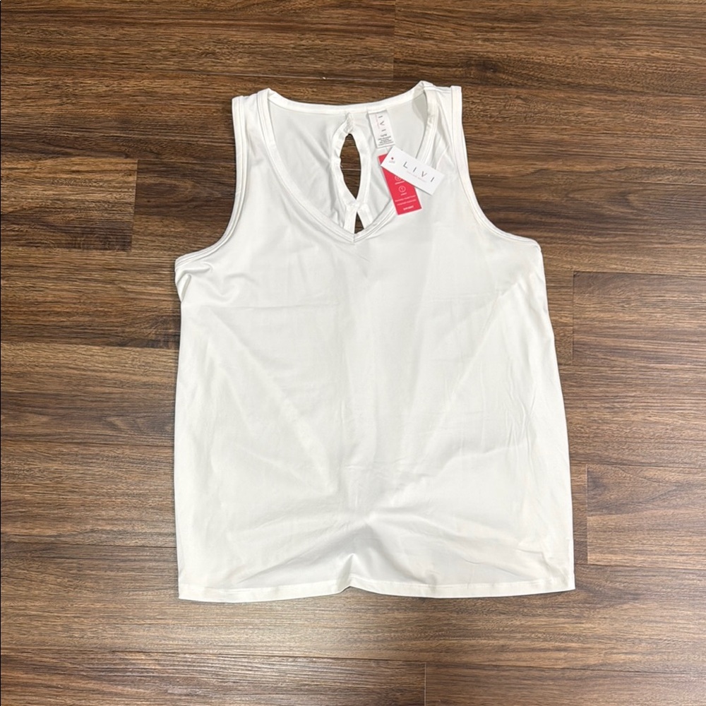 BNWT LIVI Soft Back-Detail Recycled Tank Size 14/16